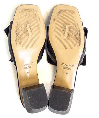 Jeannot Shoes Large | US 10 I IT 40 Geometric Heel Mules