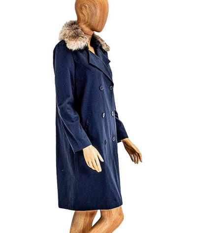 Jenni Kayne Clothing Small Fur Collar Coat