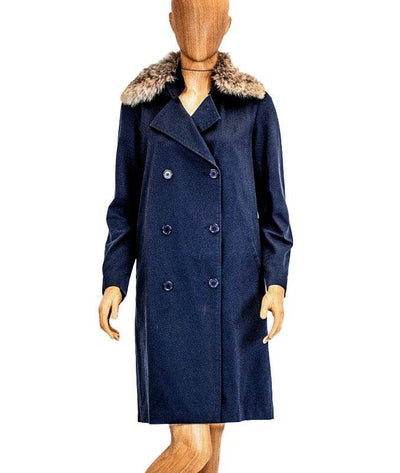 Jenni Kayne Clothing Small Fur Collar Coat