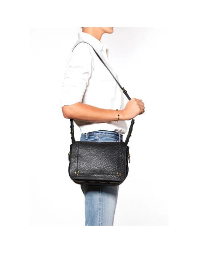 Jerome Dreyfuss Bags One Size Igor Black Lambskin Messenger Bag