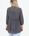 Johnny Was Clothing Small Embroidered Button Down Blouse