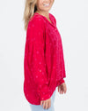 Johnny Was Clothing Small Eyelet Blouse With Belt