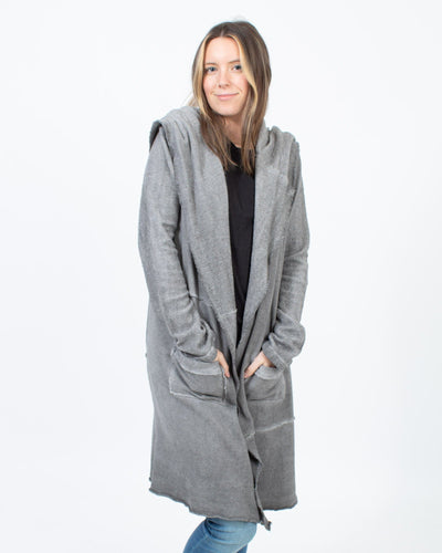 Johnny Was Clothing Small Grey Open Front Jacket