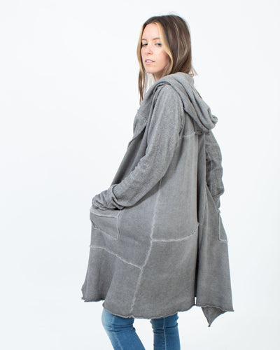 Johnny Was Clothing Small Grey Open Front Jacket