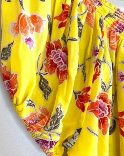 Joie Clothing Large "Derfuta" Silk Crop Top