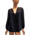 Joie Clothing Small Embroidered Peasant Top