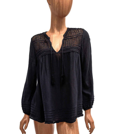 Joie Clothing Small Embroidered Peasant Top