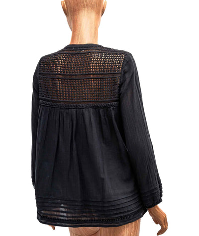 Joie Clothing Small Embroidered Peasant Top