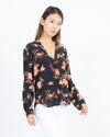Joie Clothing Small Floral Long Sleeve Blouse