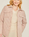 Joie Clothing Small Quilted Button Down Jacket