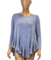 Joie Clothing XS Crew Neck Asymmetric Hem Sweater