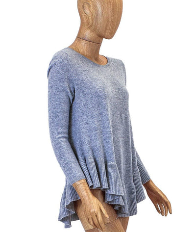 Joie Clothing XS Crew Neck Asymmetric Hem Sweater