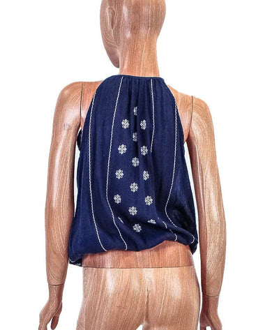 Joie Clothing XS Embroidered Sleeveless Peasant Top