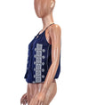 Joie Clothing XS Embroidered Sleeveless Peasant Top