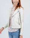 June Clothing XS Knit Leather Jacket