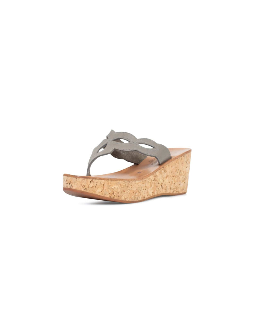 K. Jacques St. Tropez Shoes Small | US 6 Cork Wedge Heel Sandals