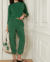Kondi Clothing Small Patmose Cotton Blend Terry Track Pants
