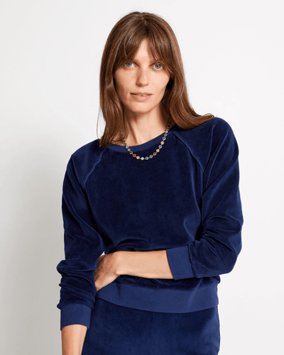 Kondi Clothing XS The Saba Raglan Top In Velour