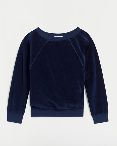 Kondi Clothing XS The Saba Raglan Top In Velour