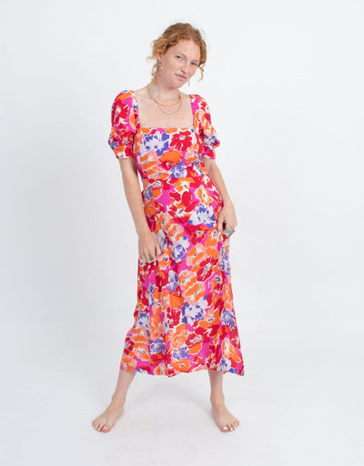 L*SPACE Clothing Small Floral Maxi Dress