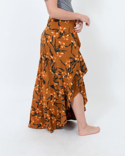 L*SPACE Clothing Small Floral Wrap Skirt