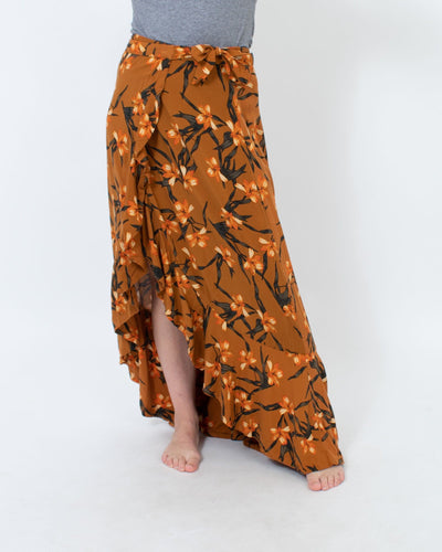 L*SPACE Clothing Small Floral Wrap Skirt