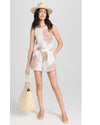 Las Surenas Clothing Medium Las Surenas Greek White Tiger Top