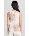 Las Surenas Clothing Medium Las Surenas Greek White Tiger Top