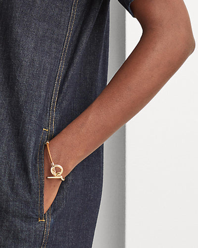 Lauren Ralph Lauren Clothing Small Denim Shift Dress