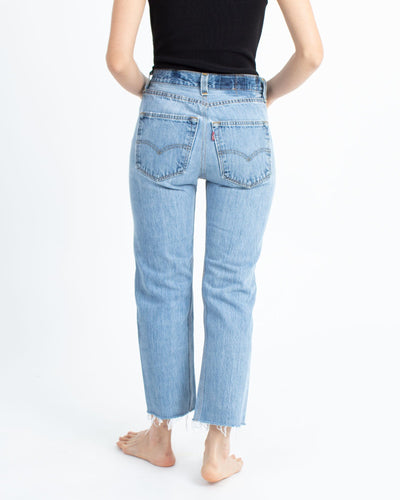 Levi Strauss Clothing XS | US 24 High-Rise Cropped Wide Leg Jeans
