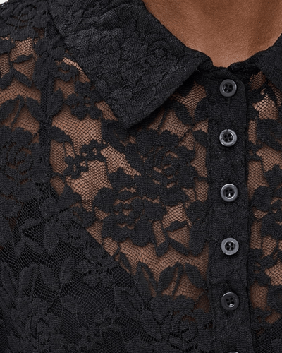Lioness Clothing Small Black Swan Polo