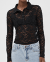 Lioness Clothing Small Black Swan Polo