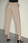 LNA Clothing Medium Kip Houndstooth Striped Track Pant