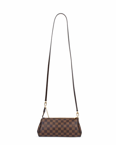 Louis Vuitton Bags Small "Damier Ebene Pochette Eva with Strap"
