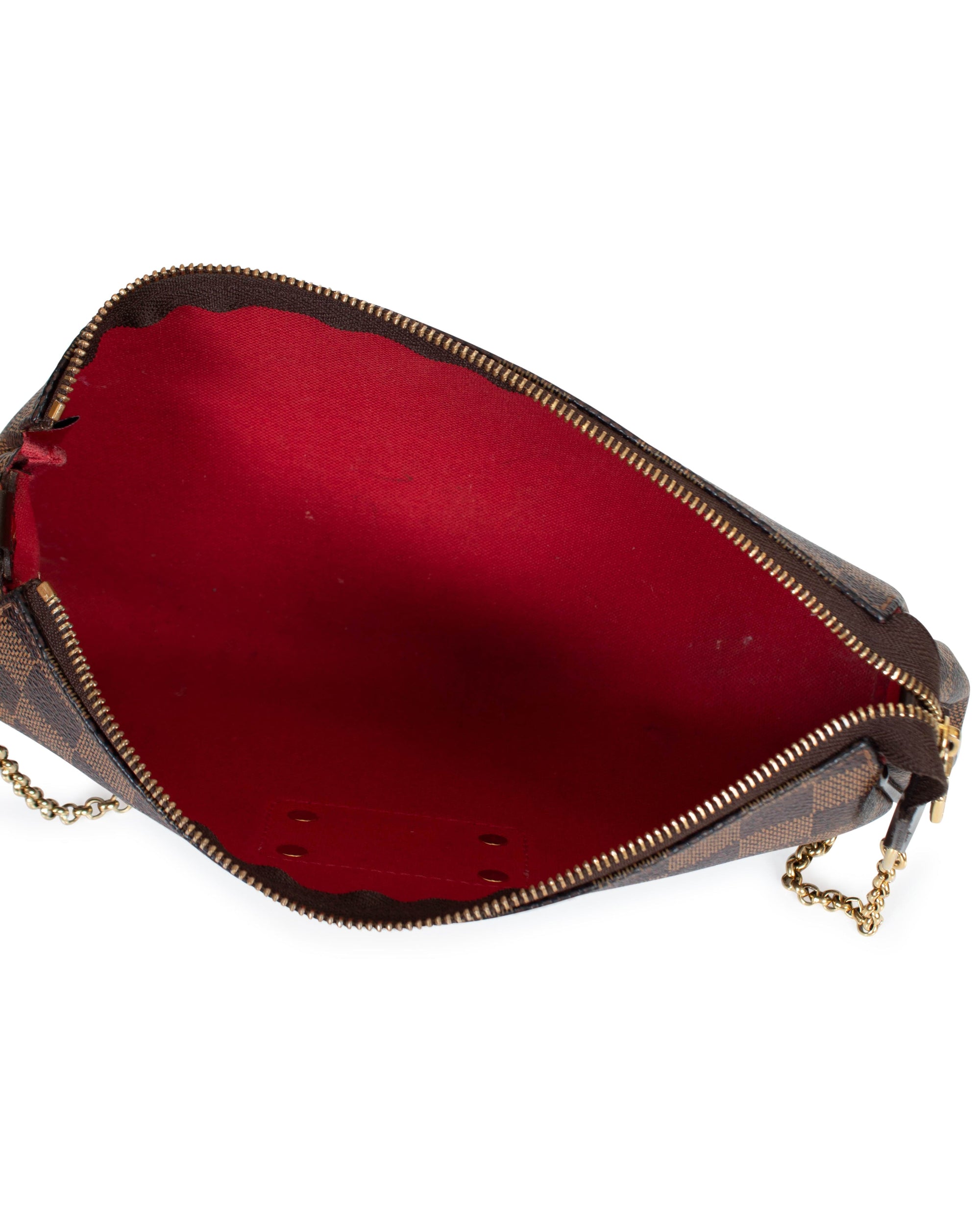 Louis Vuitton Damier Ebene Pochette Eva Bag 620lvs616
