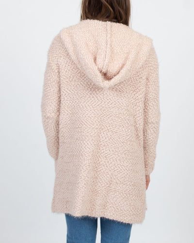 Love Stitch Clothing Small Boucle Long Cardigan