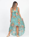 Love Stitch Clothing Small Floral High-Low Dress