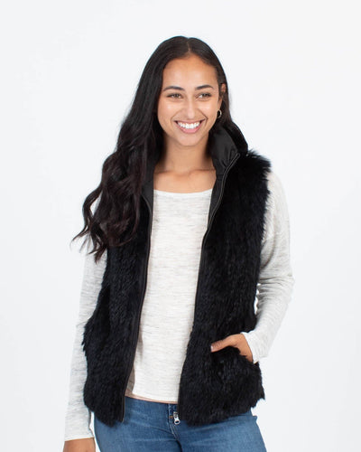 Love Token Clothing XS Front Fur Vest