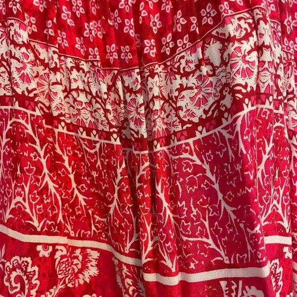 Lovers + Friends Clothing XS Lovers + Friends Life's a beach top in red scarf