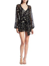 LoveShackFancy Clothing Medium | US 6 "Rina" Printed Silk Dress