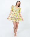 LoveShackFancy Clothing XS Floral Mini Dress