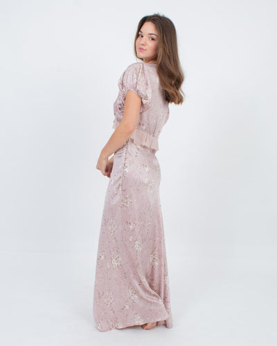 LoveShackFancy Clothing XS | US 0 Floral Maxi Dress