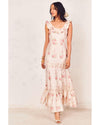 LoveShackFancy Clothing XS | US 2 Silk Floral Dress
