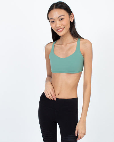 Lululemon Clothing Medium | US 6 Green Sports Bra