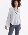 Madewell Clothing Large Bell Sleeve Button Down