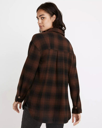 Madewell Clothing Medium Flannel Shirt Jacket