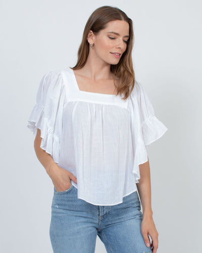 Madewell Clothing Small Square Neck Blouse