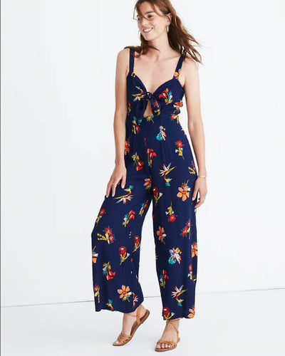 Madewell Clothing XS | 2 "Plumeria" Cut Out Jumpsuit