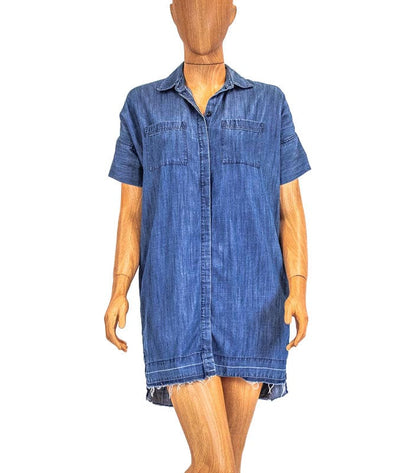 Madewell Clothing XXS Denim Button Down Dress