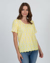 Maison Scotch Clothing Small | US 3 Yellow Embroidered Blouse